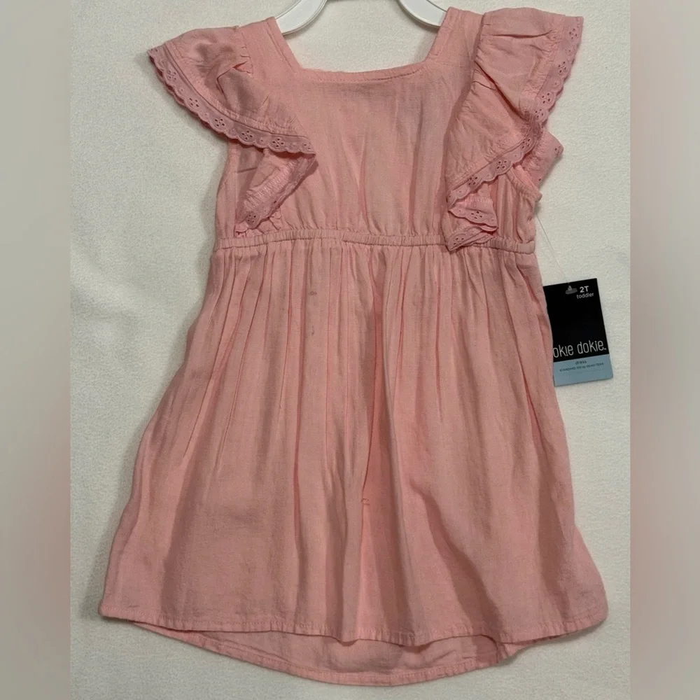 Toddler Girl 2T Bundle - Carter's 2-Pc Top/Short Set & Okie Dokie Dress - NWT